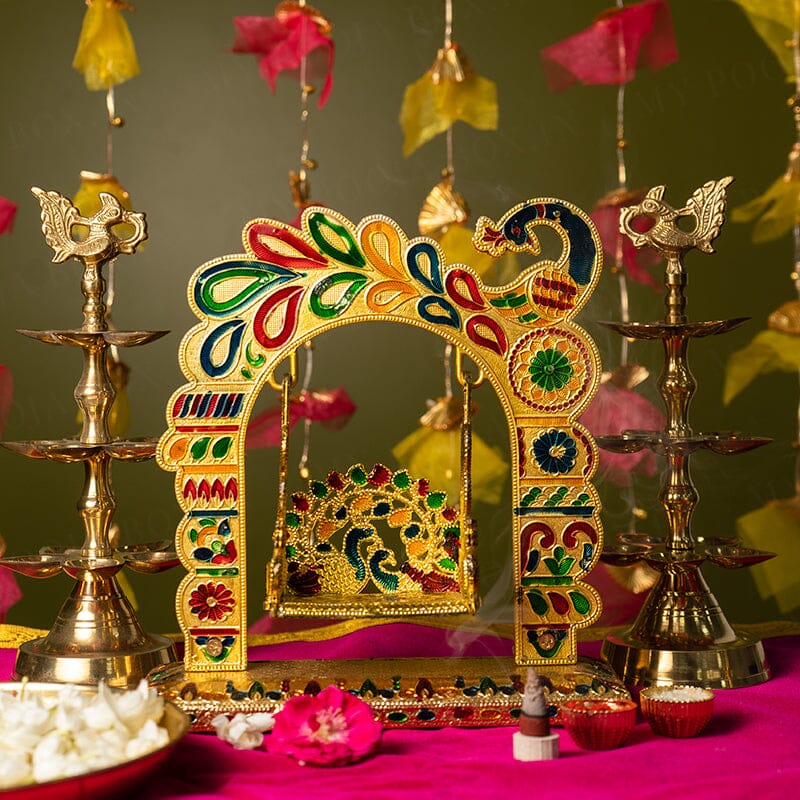 Sanskriti Mayura Meenakari Jhula