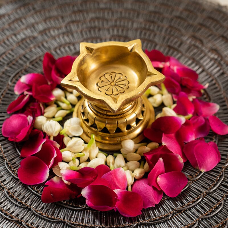 Mandala Art Traditional Diya