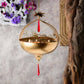 Ziba Brass Finish Hanging Urli