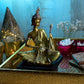 Calm Buddha Playing String Instrument Idol
