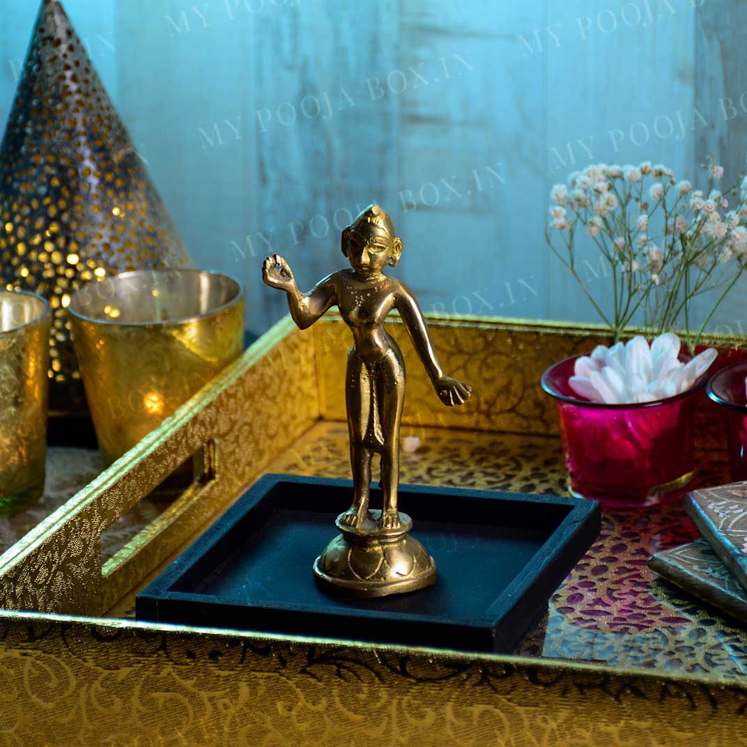 Handcrafted Brass Radha Krishna Idol/Murti