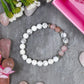 Rose & Howlite Bracelet⎮Stone for Love, Peace & Relationship