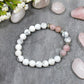 Rose & Howlite Bracelet⎮Stone for Love, Peace & Relationship