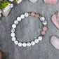 Rose & Howlite Bracelet⎮Stone for Love, Peace & Relationship