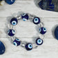 Feng Shui Turkish Evil Eye and Diamond Cut Clear Quartz
