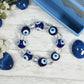 Feng Shui Turkish Evil Eye and Diamond Cut Clear Quartz