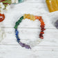 7 Chakra Natural Stone Chip Bracelet