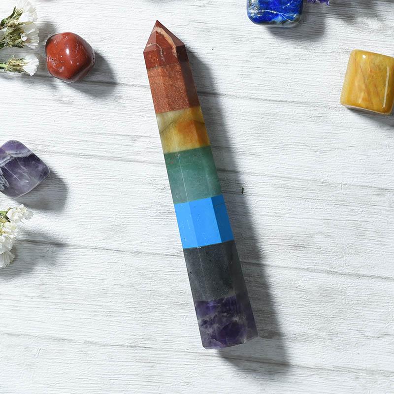 7 Chakra Bonded Tower ⎮Crystal Healing