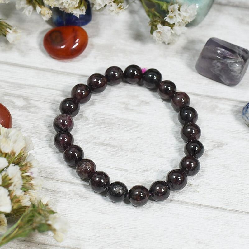 Garnet Crystal Healing Bracelet⎮Stone of Commitment