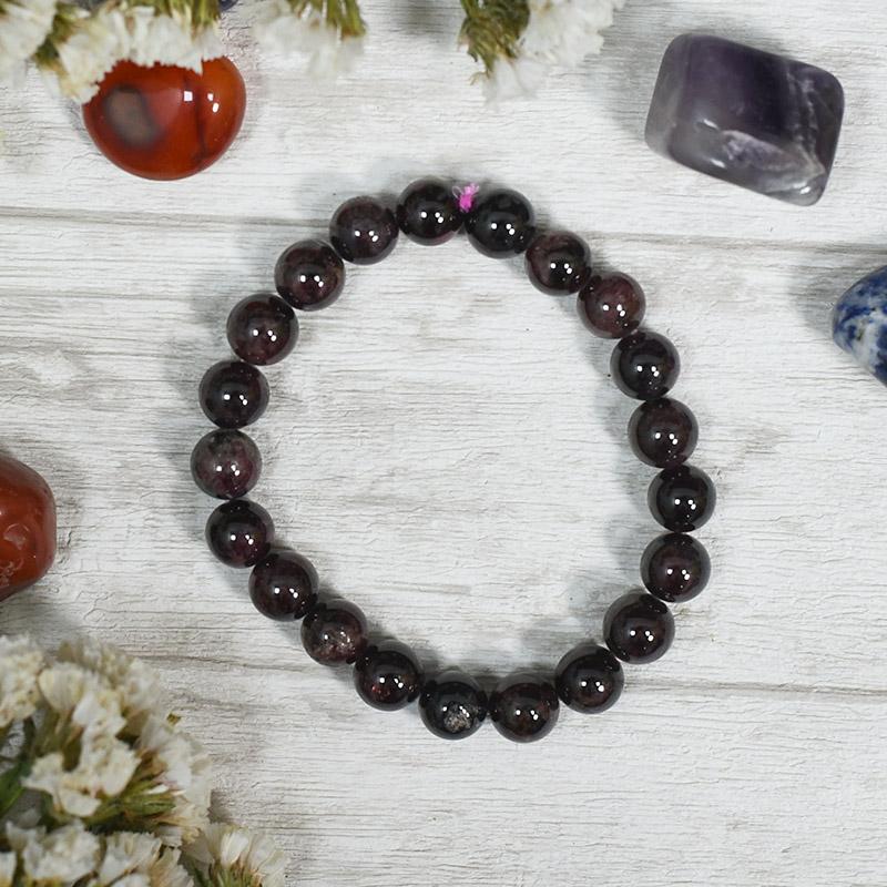Garnet Crystal Healing Bracelet⎮Stone of Commitment