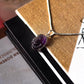 Amethyst  Engraved Ganesha Healing Crystal Pendant