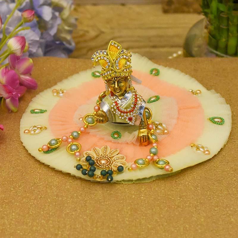 Embellished Laddu Gopal LED Glow Dress