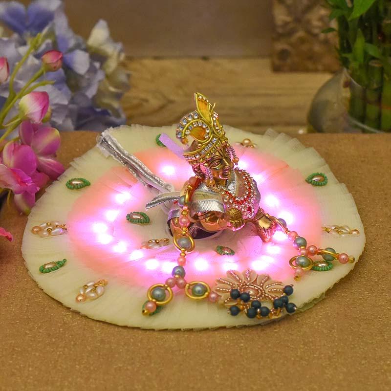 Embellished Laddu Gopal LED Glow Dress