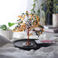 Citrine & Green Jade Natural Healing Crystal Tree