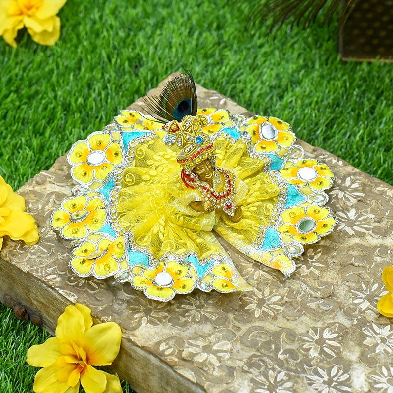 Pretty Floral Laddu Gopal Poshak