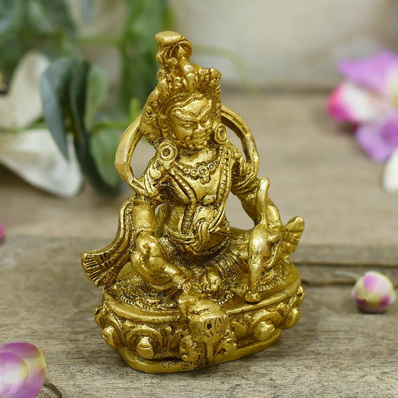 Antique Brass Kuber Idol