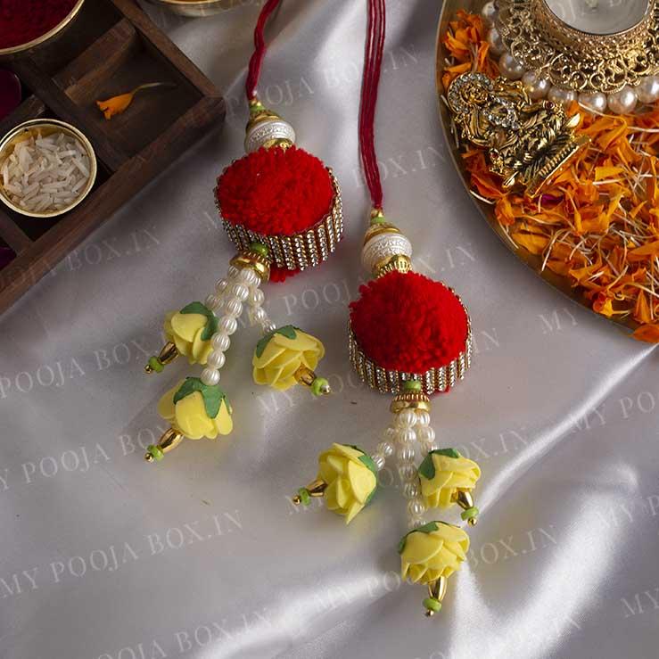 Eyecatching Lumba Rakhi (Set of 2)
