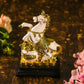 Antique Golden Horse Stepping On Money Bag