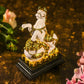 Antique Golden Horse Stepping On Money Bag