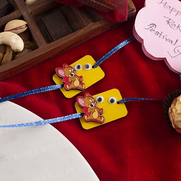 Cute Jerry Kids Rakhi (Set of 2)