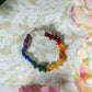 7 Chakra Natural Stone Chip Bracelet