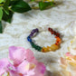 7 Chakra Natural Stone Chip Bracelet