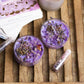 Amethyst Lavender Crystal Aromatherapy Palm Candles (Set of 2)