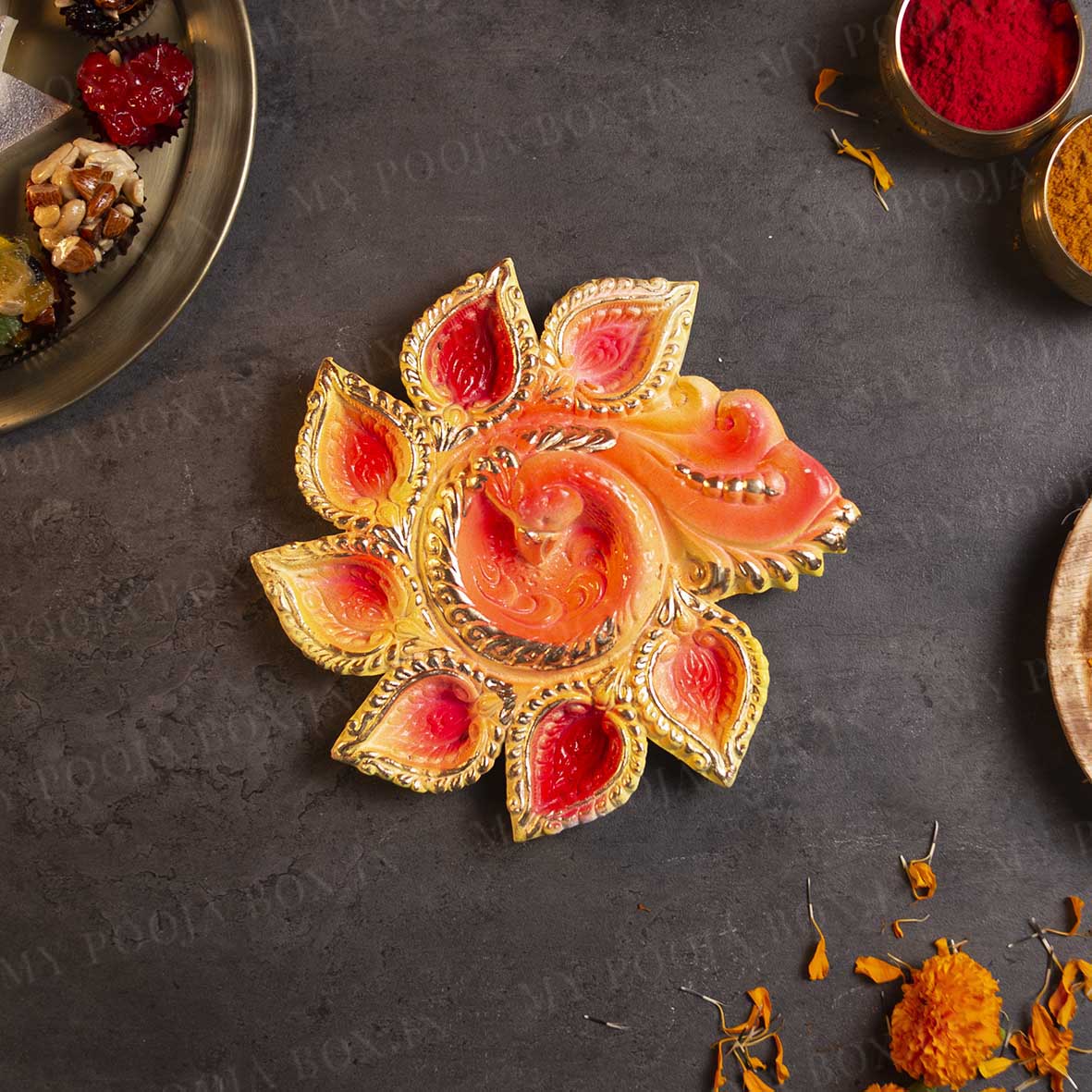 7.5INCH Eco Friendly Vivid 7 Jyoti Diya