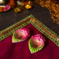 4INCH Eco Friendly Sparkling Diya (Set of 2)