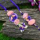 Purple Floral  Bhaiya Bhabhi Rakhi