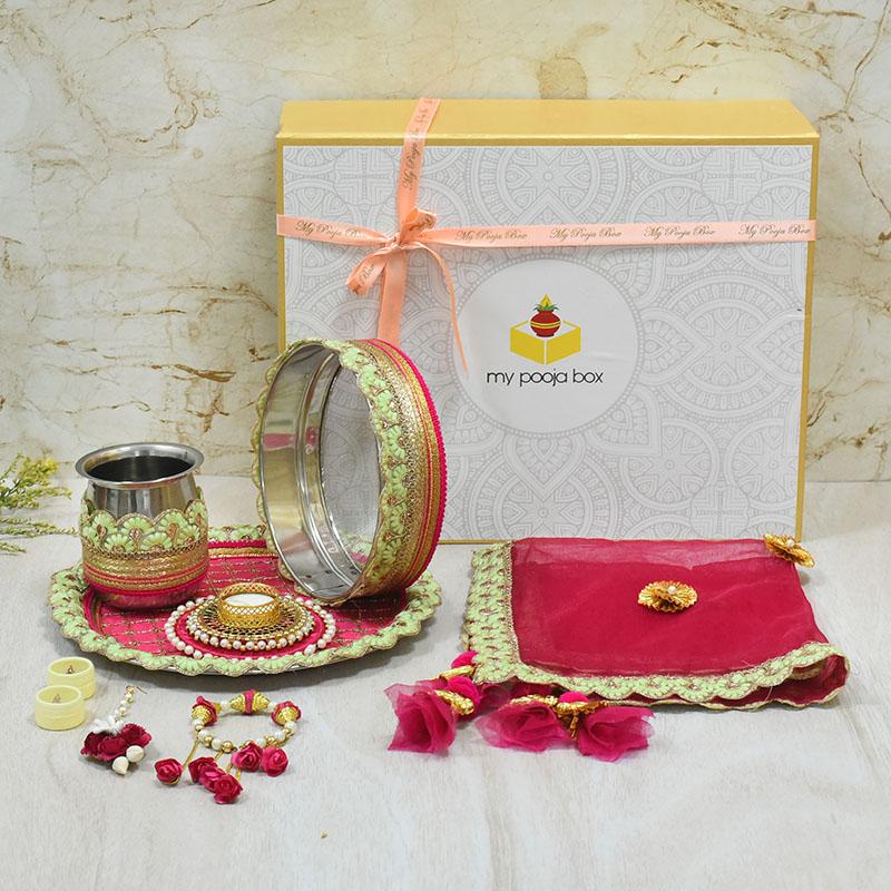 My Stylish Karwa Chauth Box (Rani & Mint)