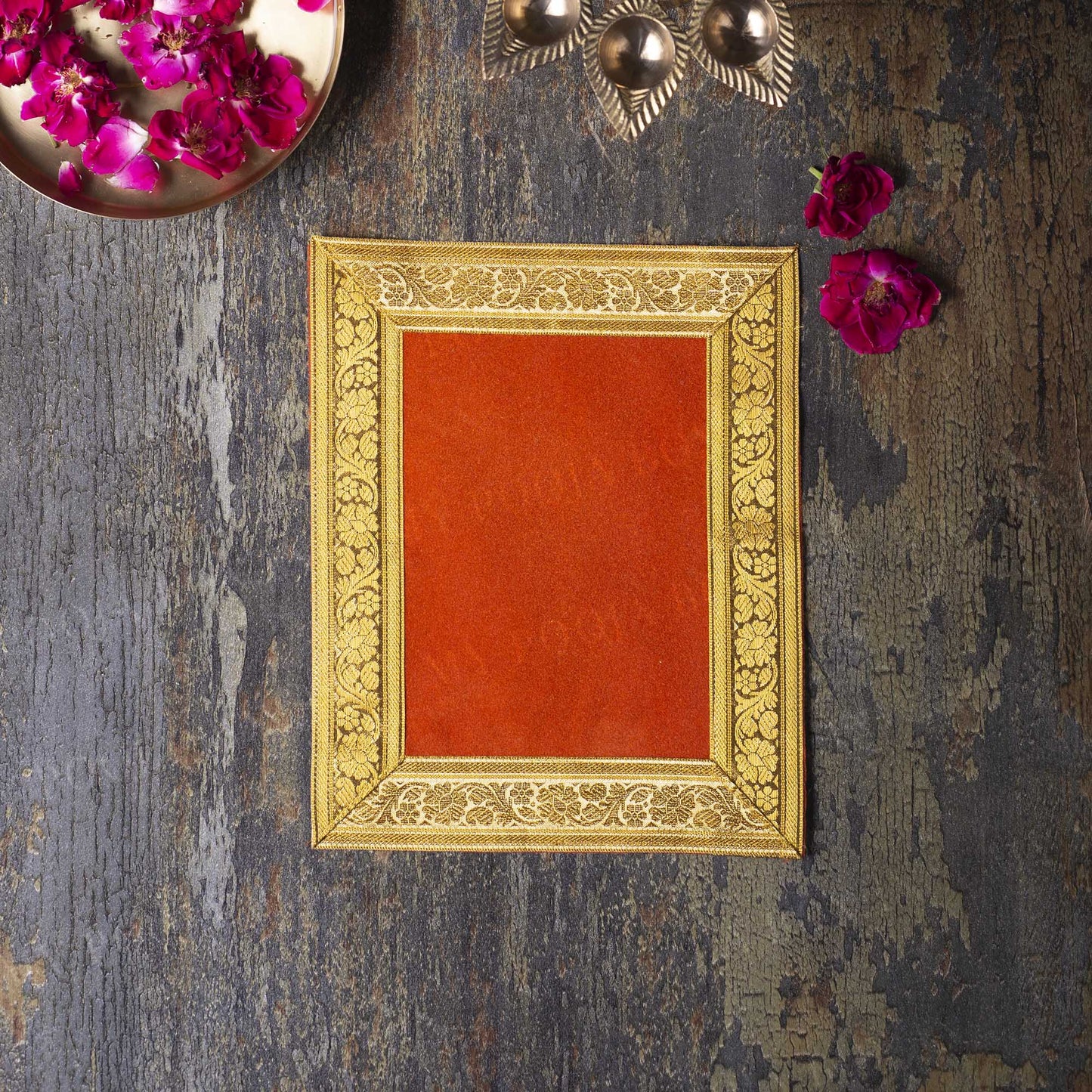 20x25 PUJA AASAN (ORANGE)