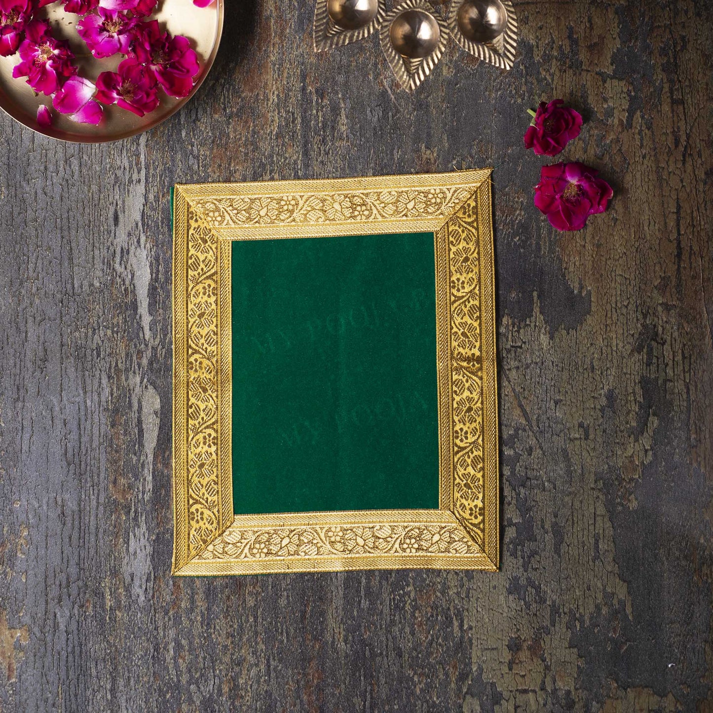 20x25 PUJA AASAN (GREEN)