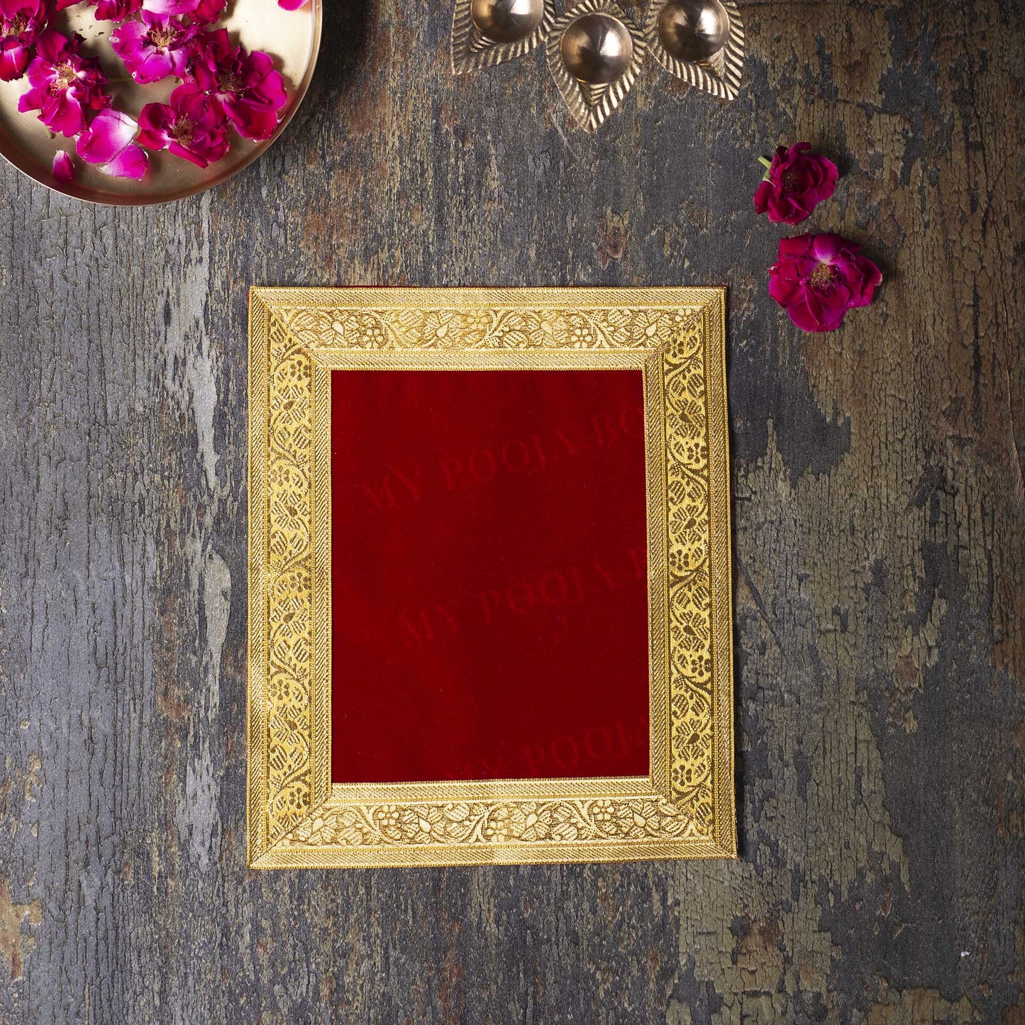 20x25 PUJA AASAN (MAROON)