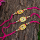 Oval Shaped Rakhi (Set Of 3)