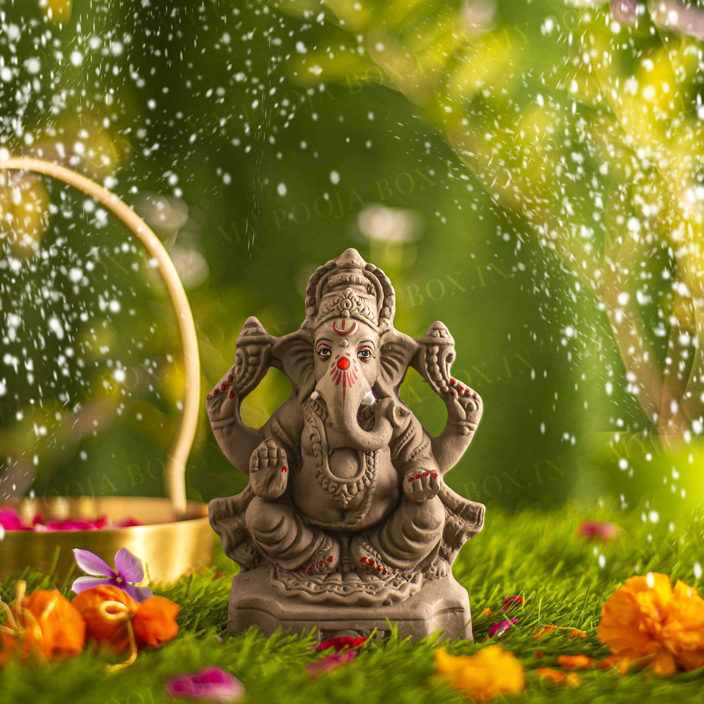 6INCH Heramba Eco-Friendly Ganpati | Plant-A-Ganesha