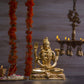Antique Brass Mahadev Statue