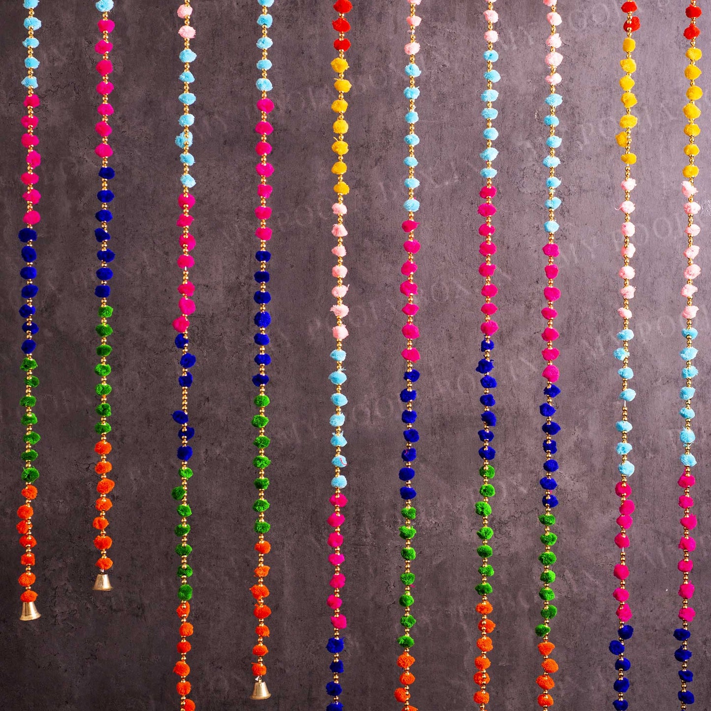 Set of 5 Colorful Backdrop Decoration