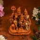 Handcrafted Brown Shiv Parivar Figurine