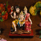 Divine Colorful Shiv Parivar Statue