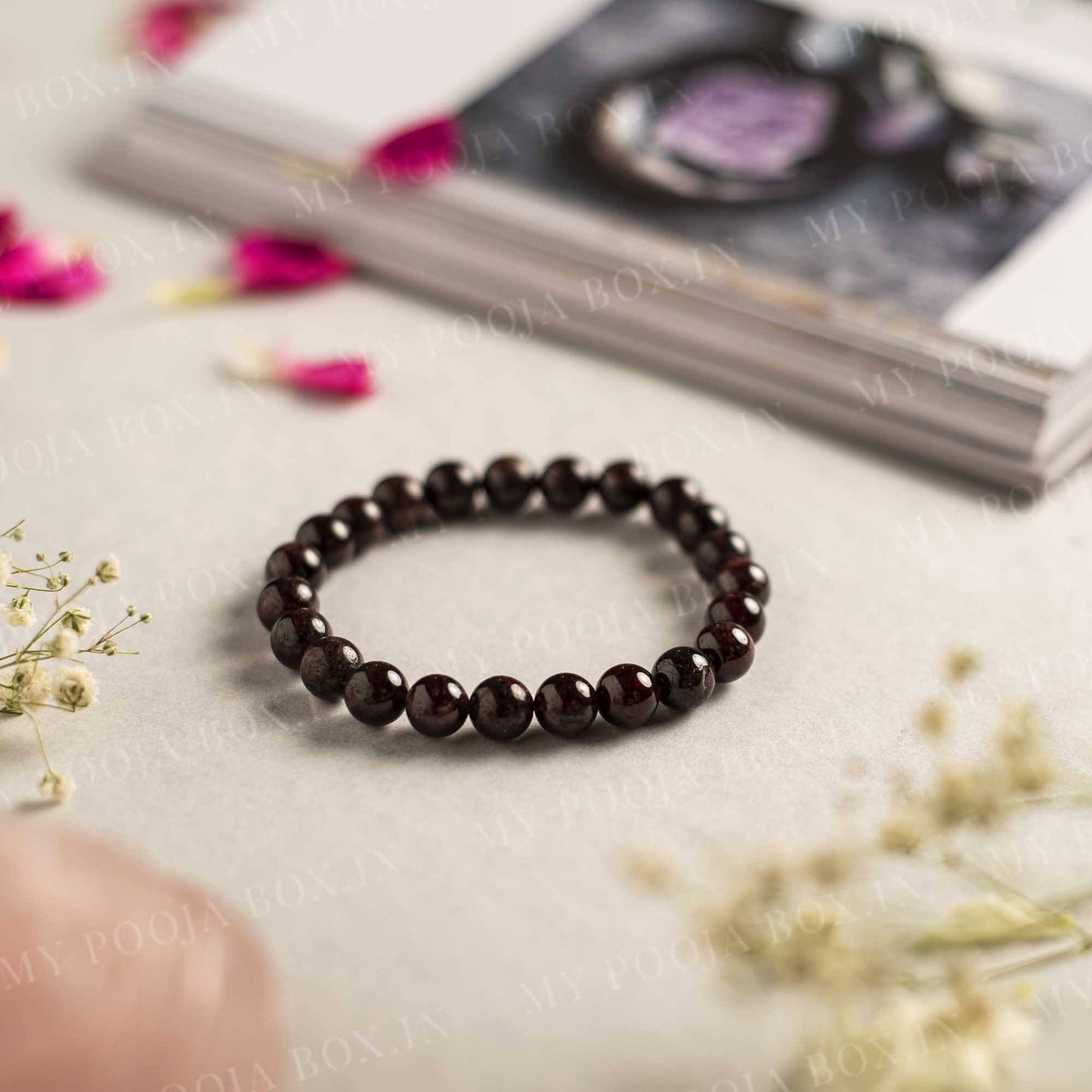Garnet Crystal Healing Bracelet⎮Stone of Commitment