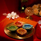 Multi-Color Diya (Set of 4)