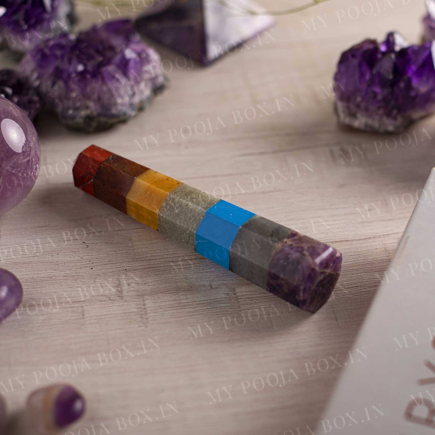 7 Chakra Bonded Tower ⎮Crystal Healing