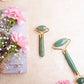 Green Aventurine Mini Facial Massage Beauty Roller