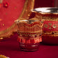 Magnificient Magnolia Flora Karwa Chauth Thali Set