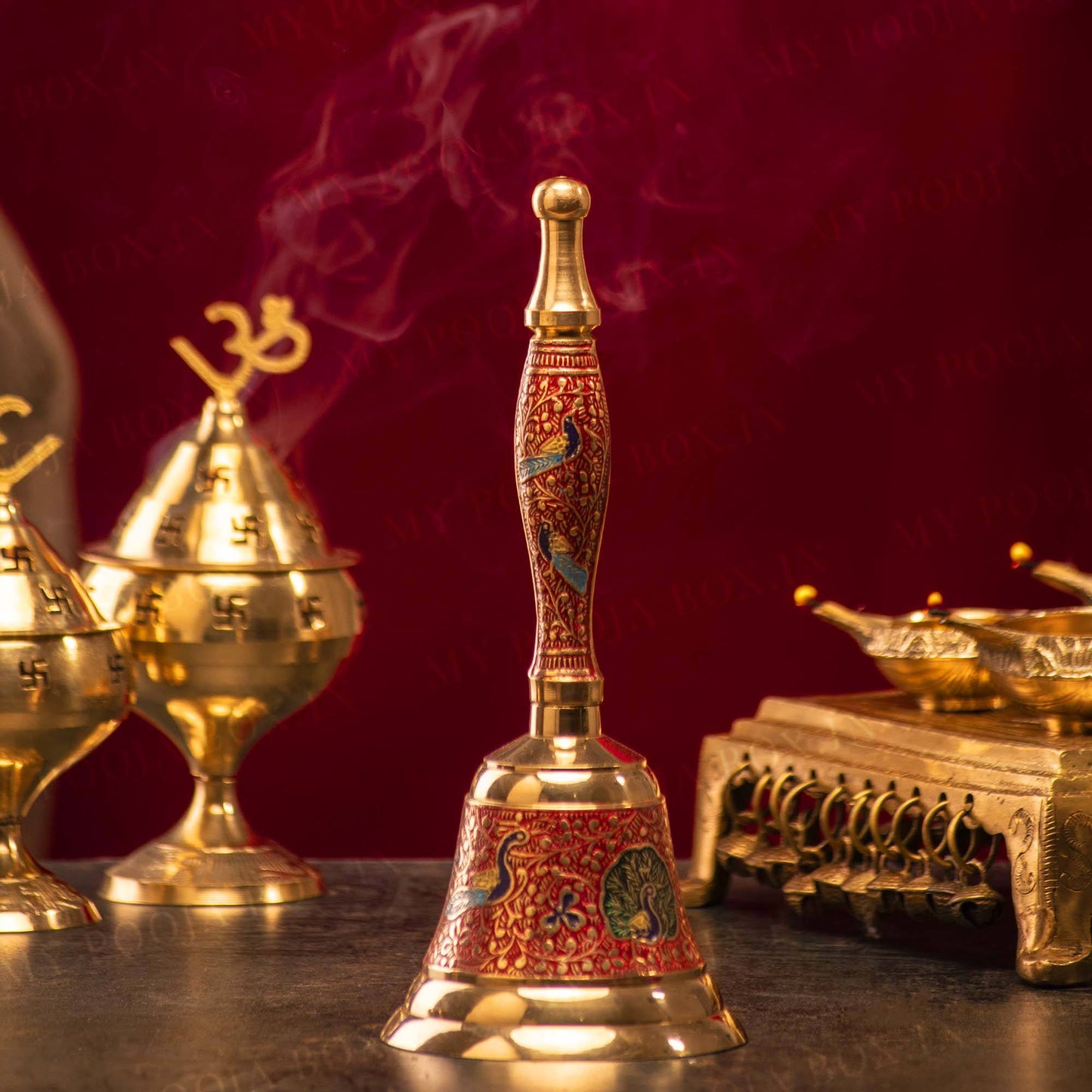 Designer Brass Pooja Bell