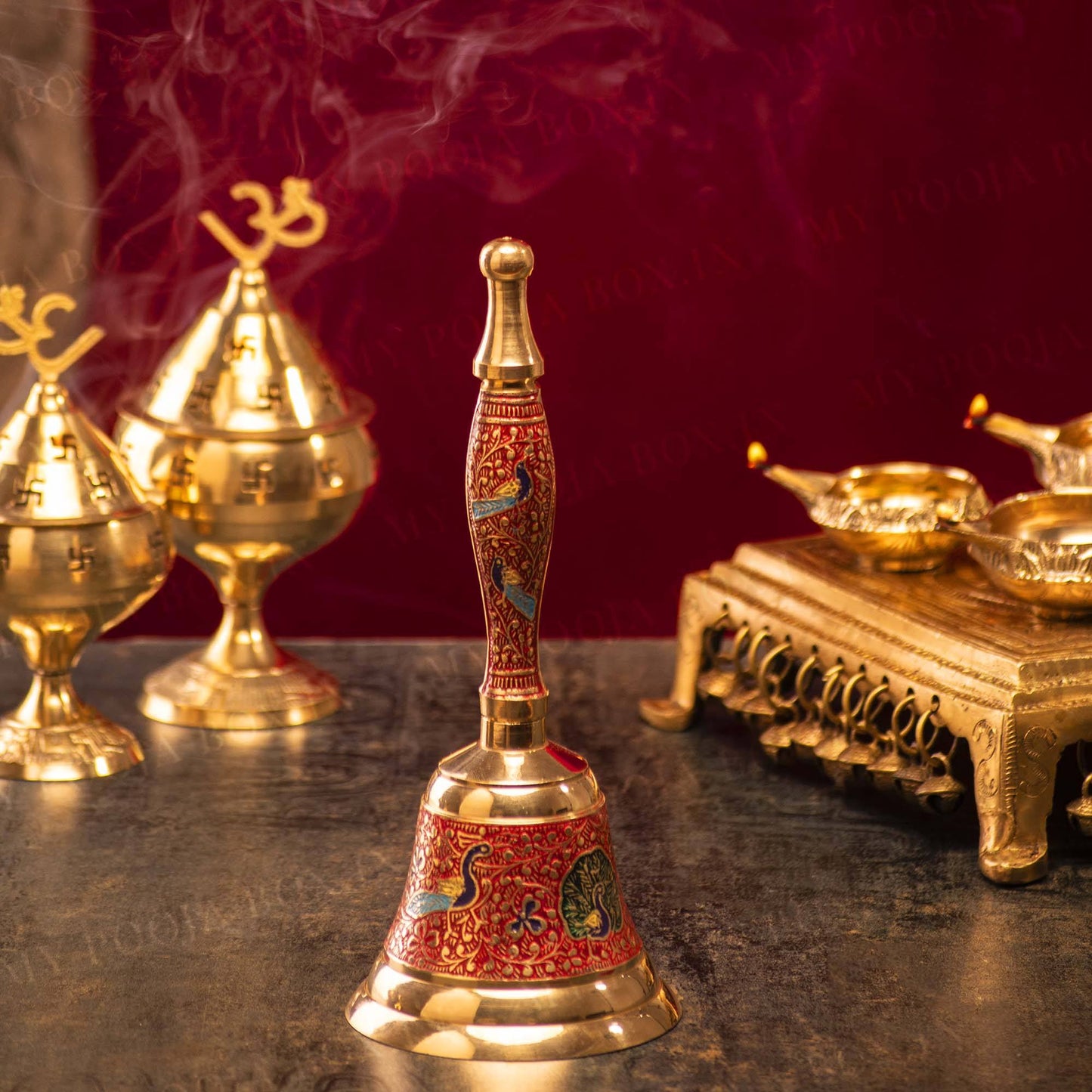 Designer Brass Pooja Bell