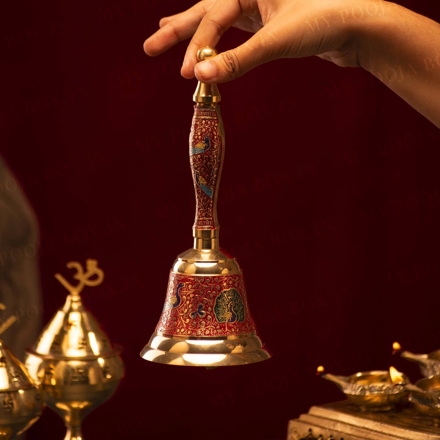 Designer Brass Pooja Bell