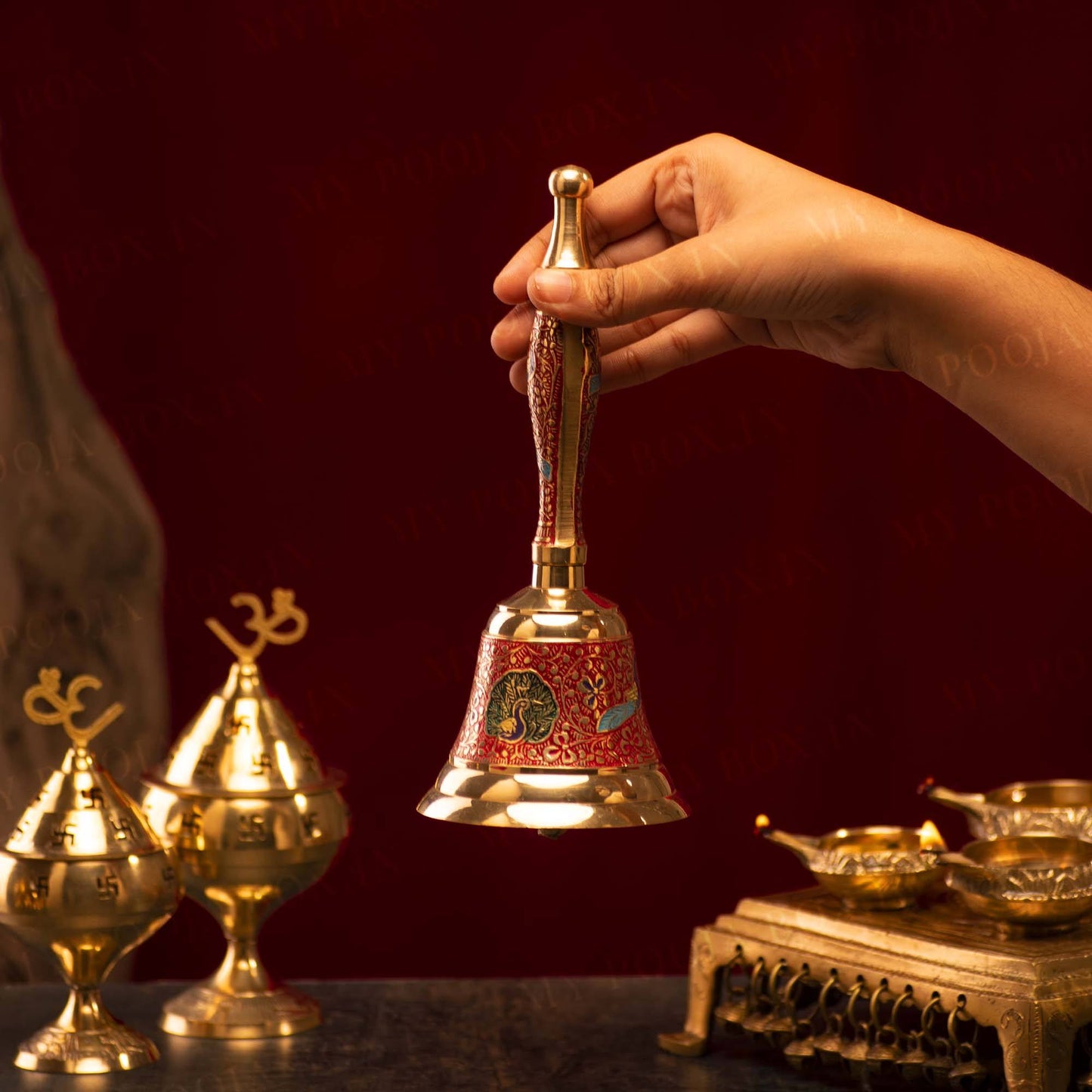 Designer Brass Pooja Bell
