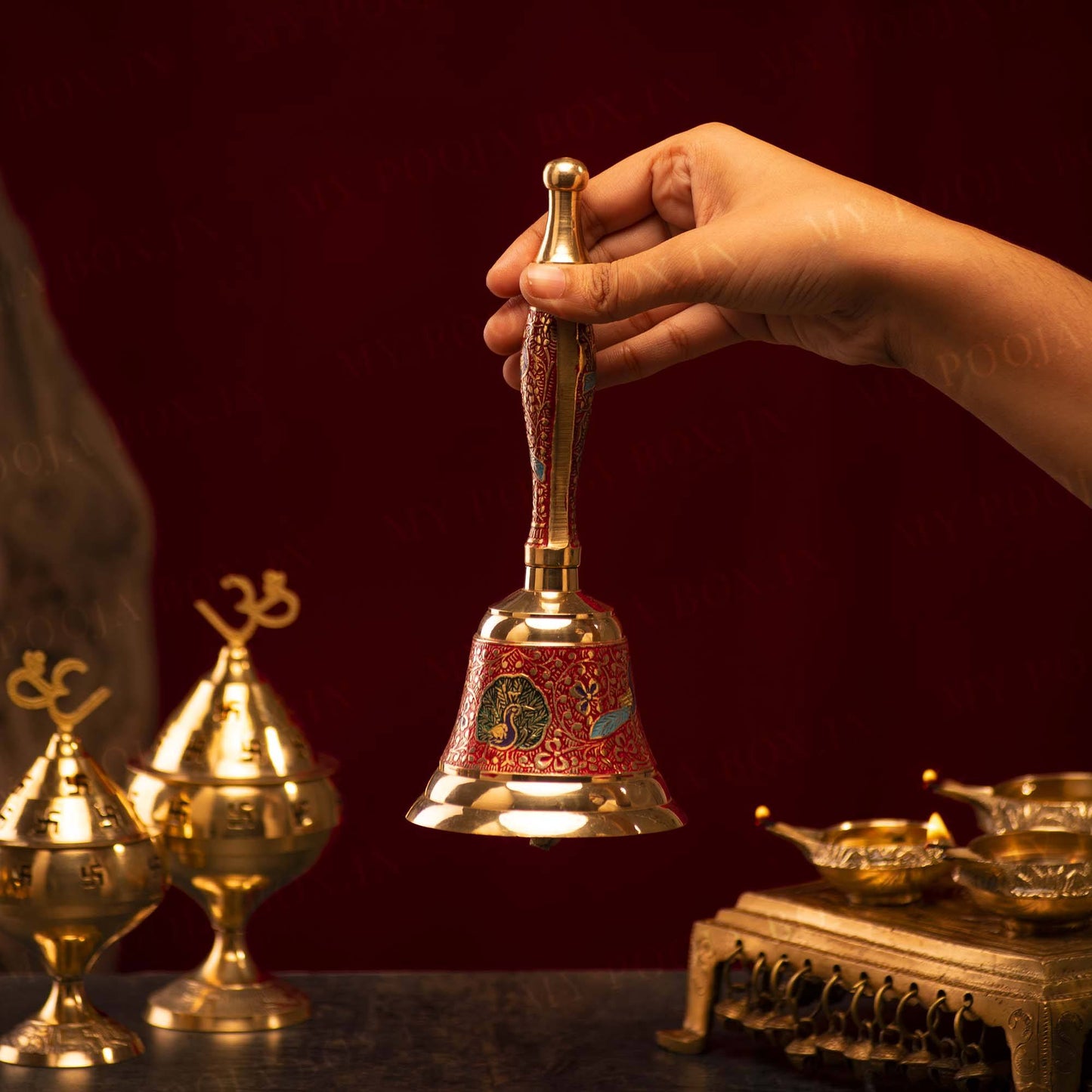Designer Brass Pooja Bell
